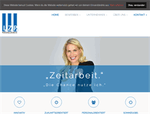 Tablet Screenshot of izp-personaldienste.de
